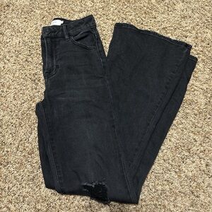 Elegant Black Flare Jeans